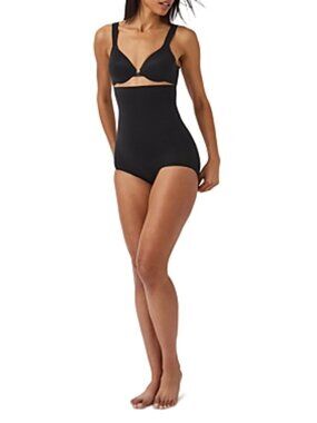 #1630 Spanx Women's High-Waisted Shaping Briefs 10399R - Very Black